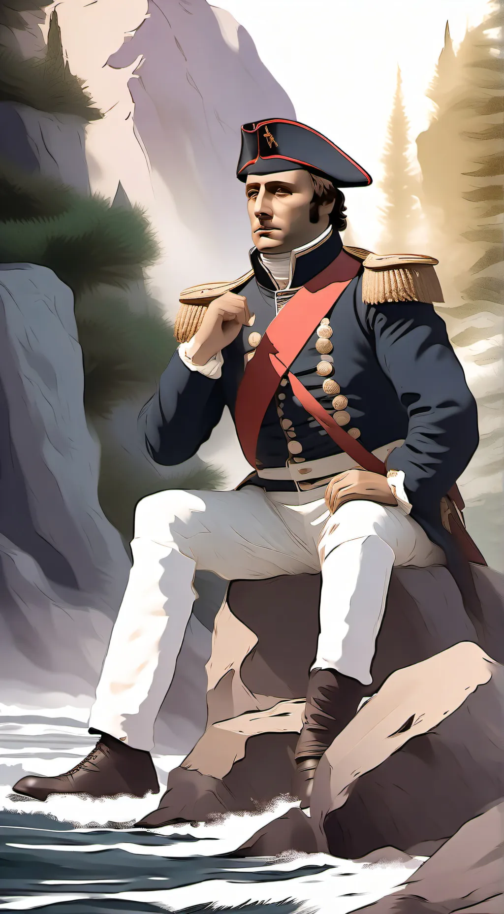 ai character: Napoleon  background