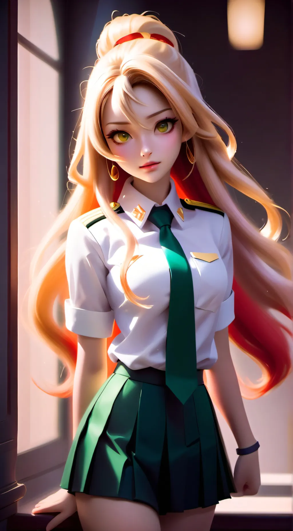 ai character: goddess in mha background