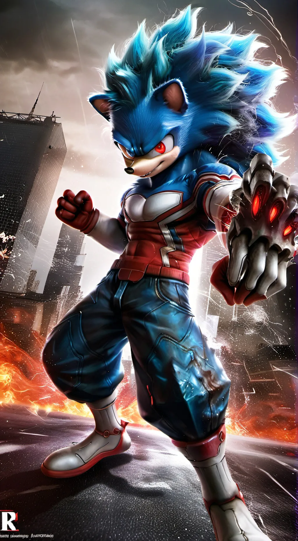 ai character: Freeway sonic background