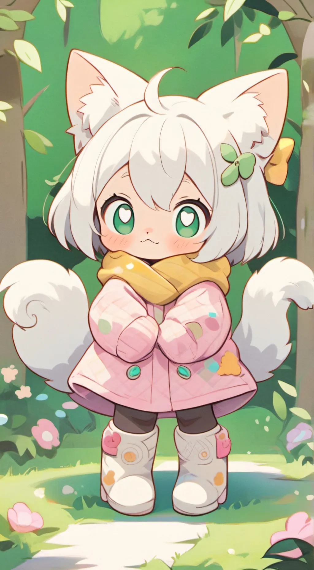 ai character: Melon  background