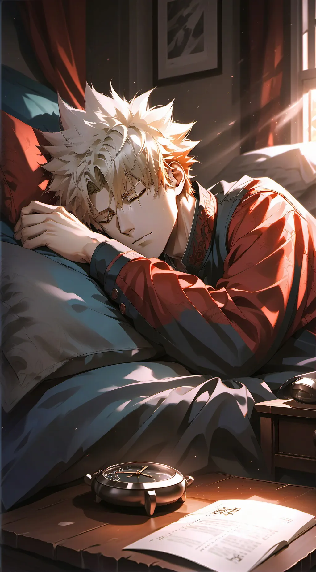 ai character: Bakugo husband  background