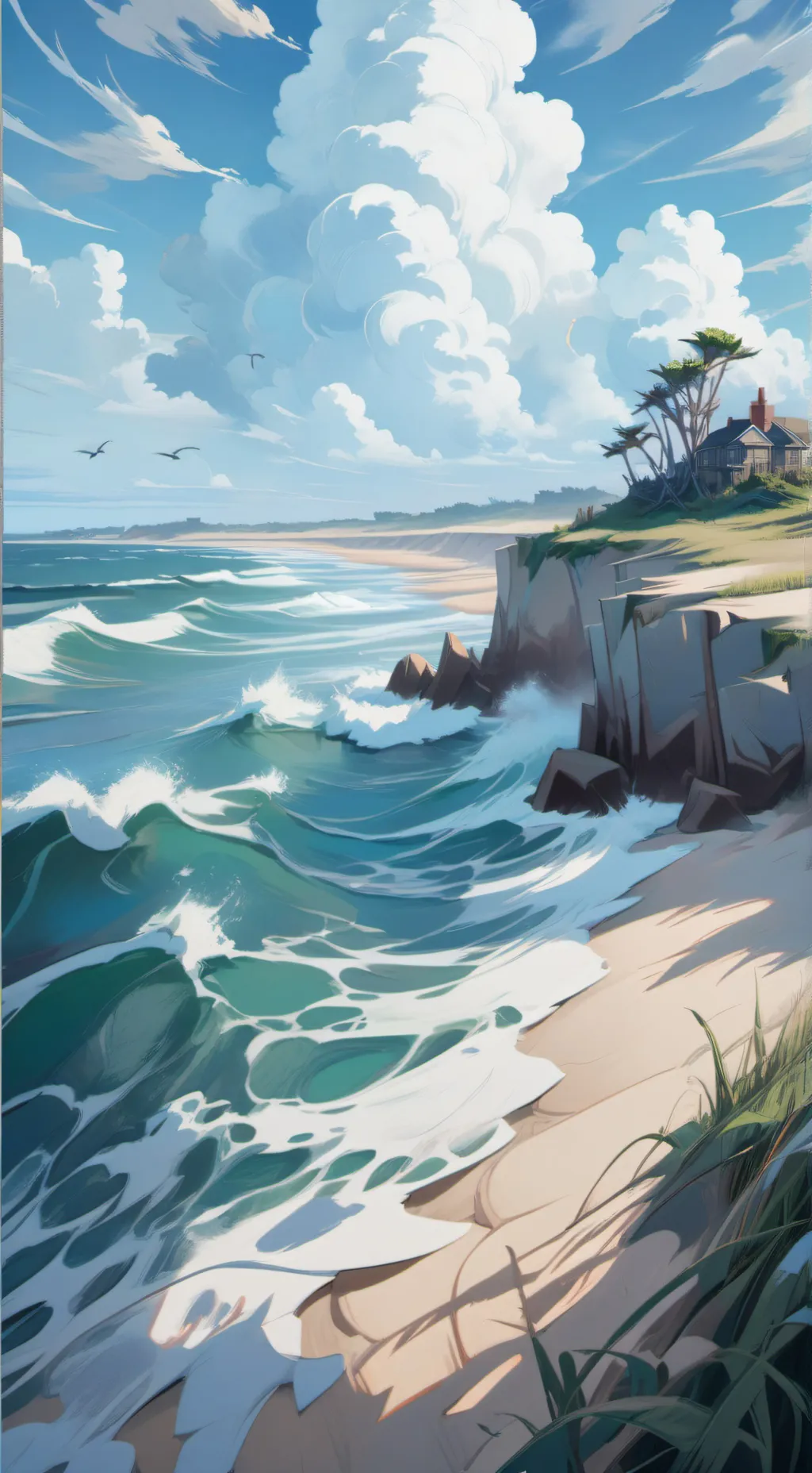 ai character: Outer Banks background