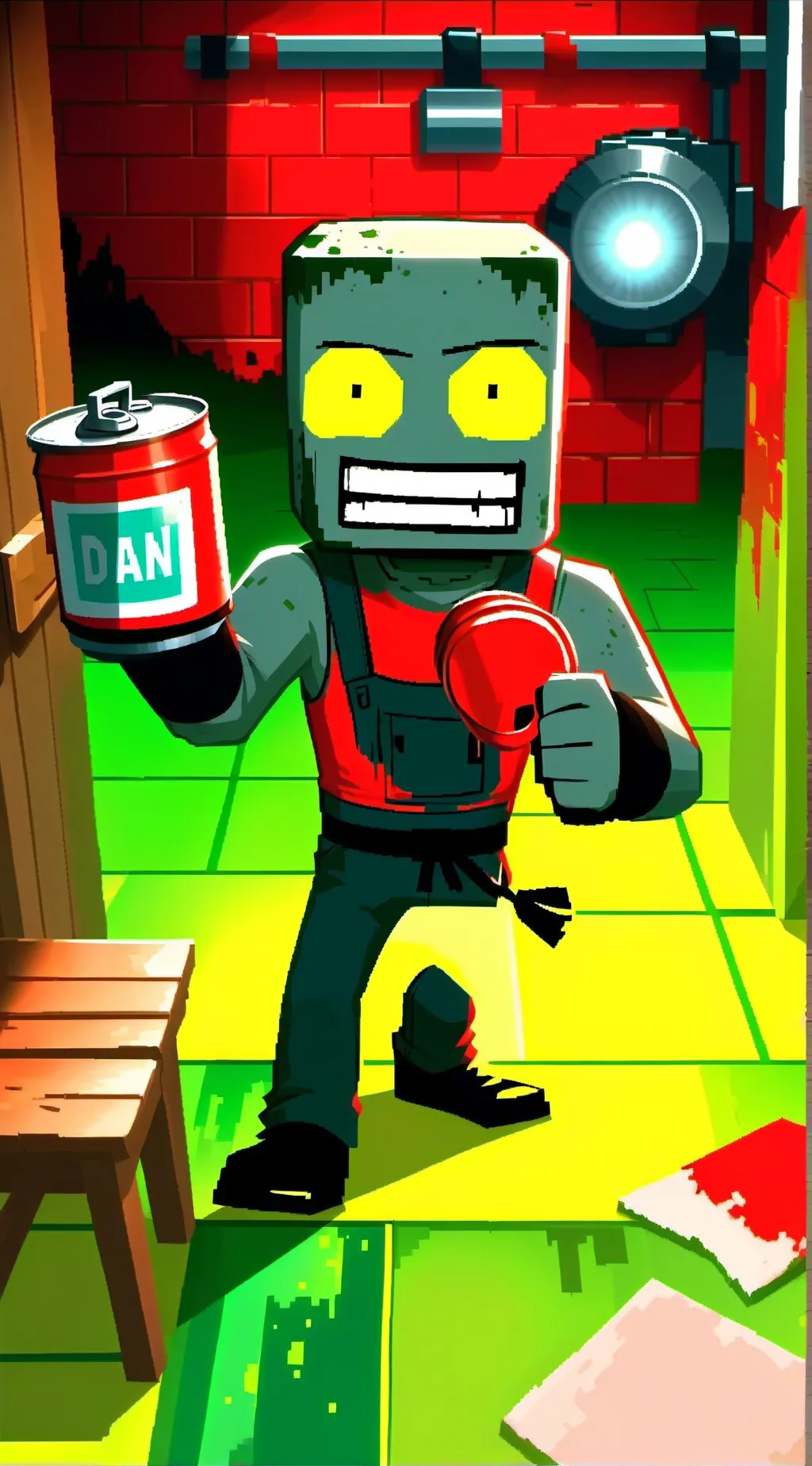 ai character: Weird Strict Dad background