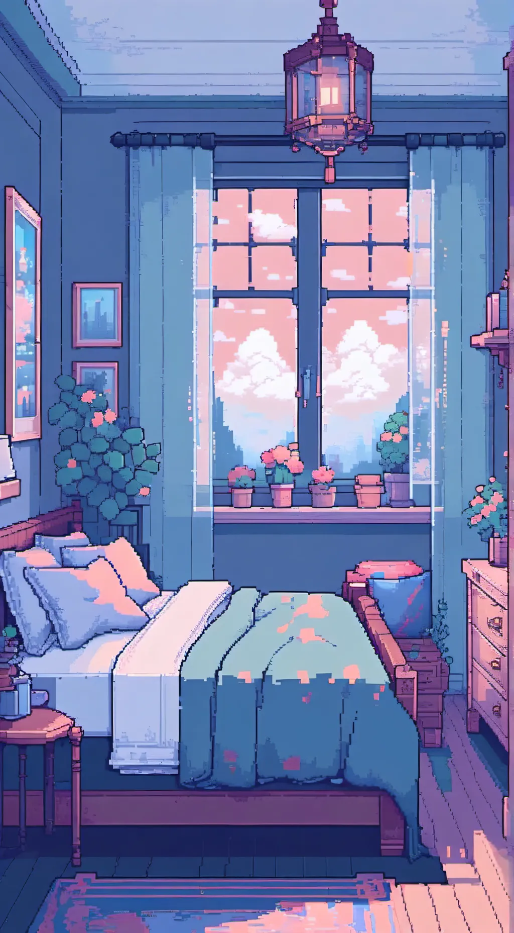 ai character: Mini robloxian  background