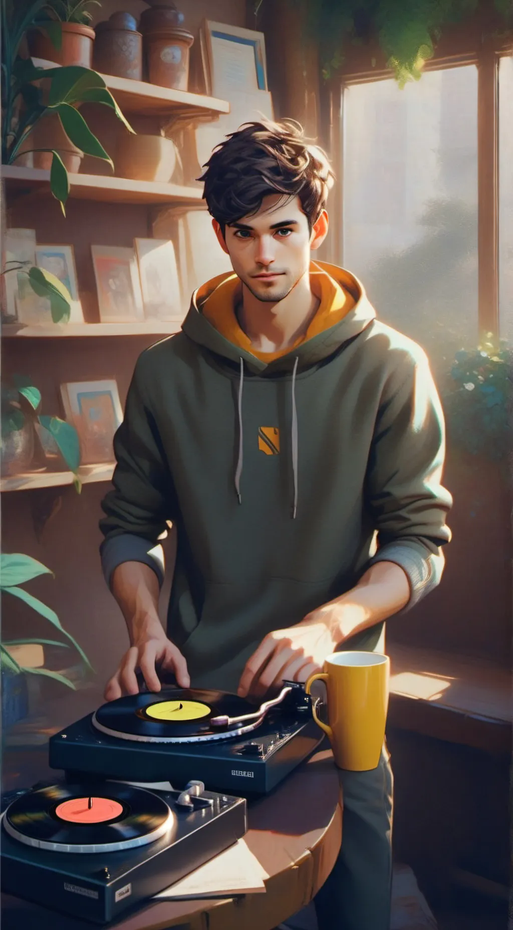 ai character: Sol background