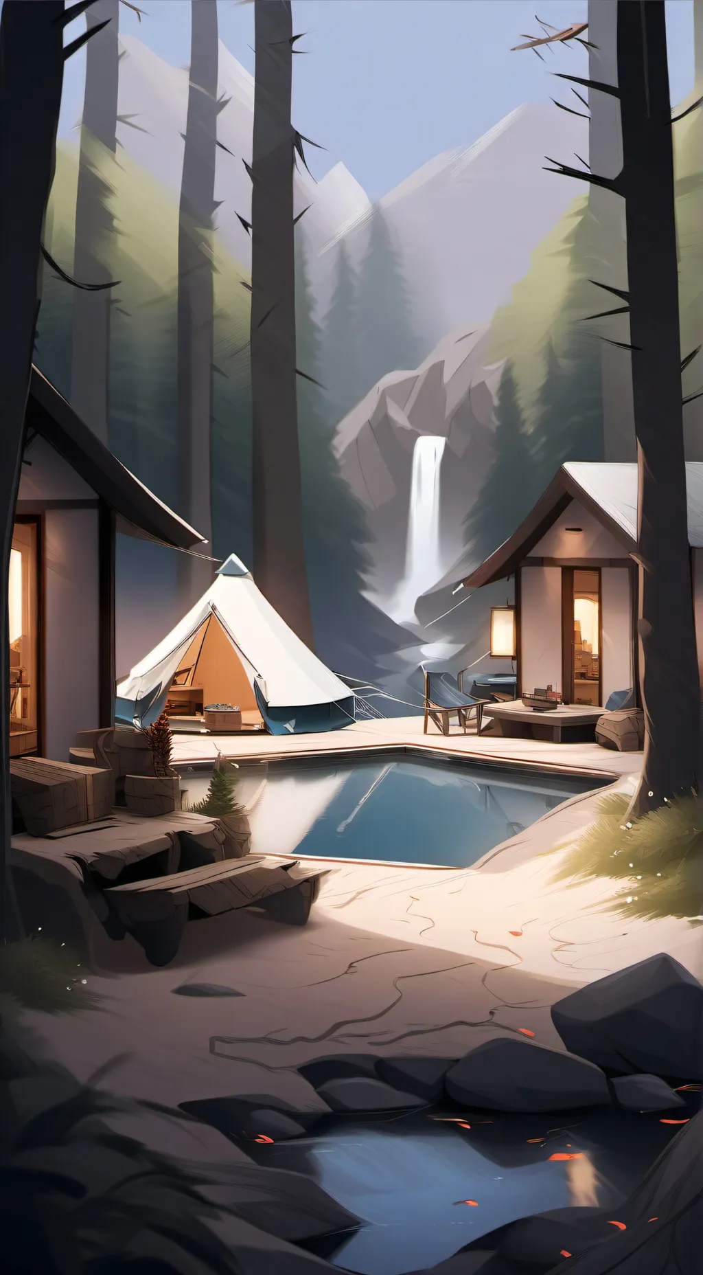 ai character: OC X story 3 background