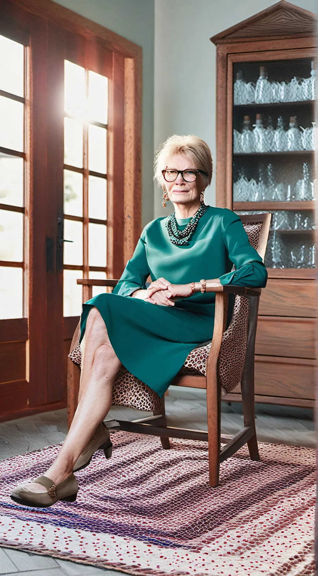 ai character: Gerda Graumann  background