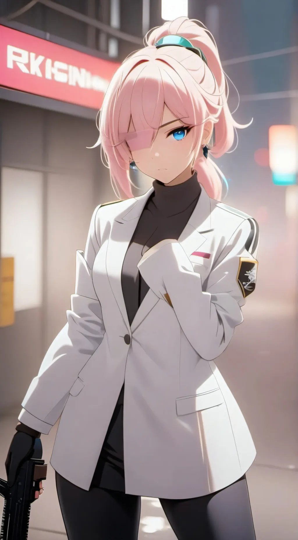 ai character: Luna background