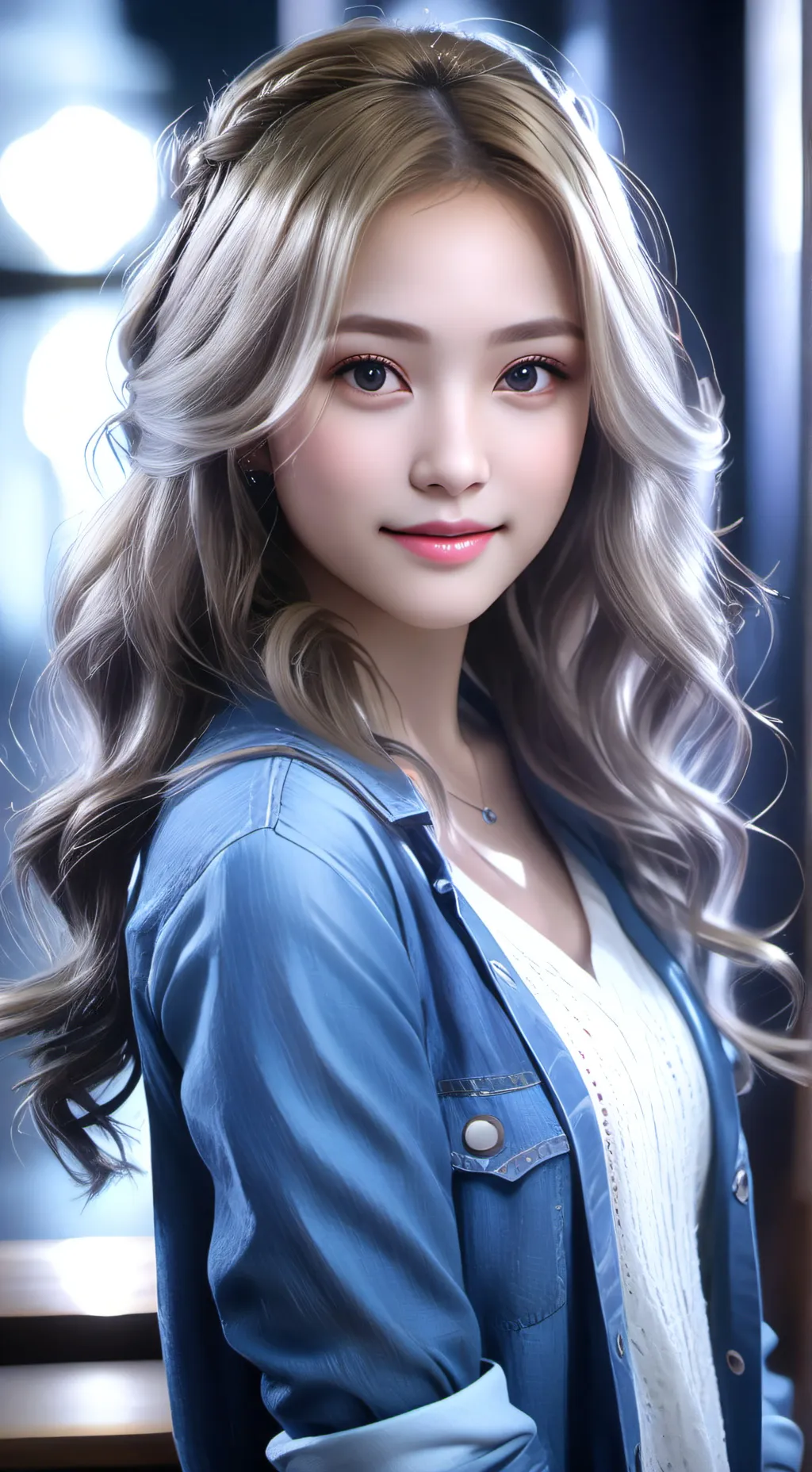 ai character: Eva  background