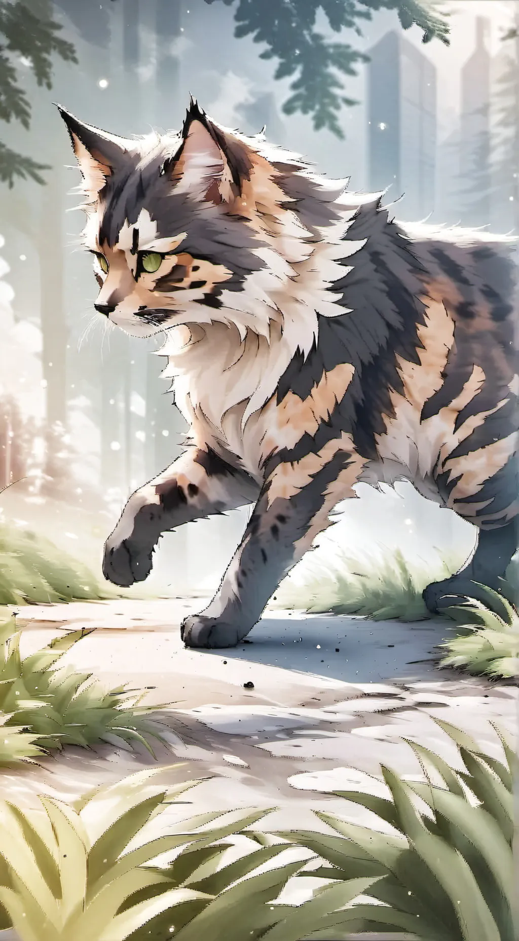 ai character: Mapleshade  background