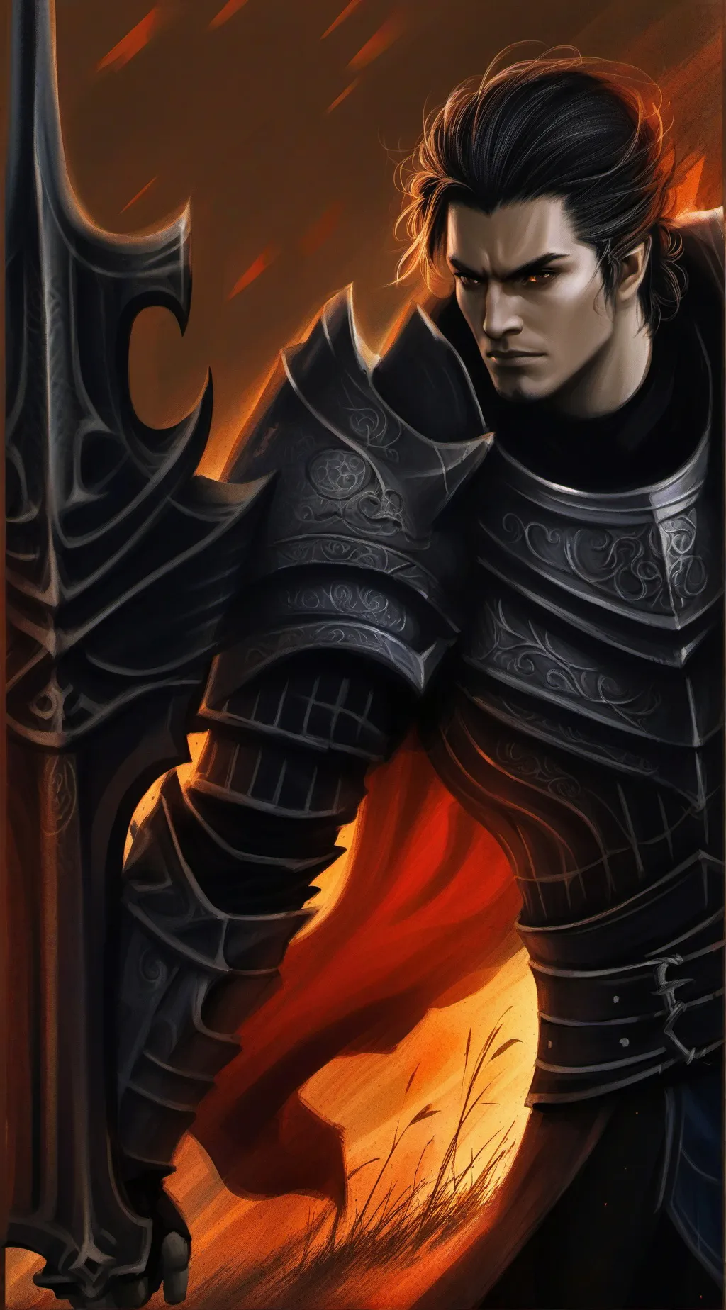 ai character: cena en familia background