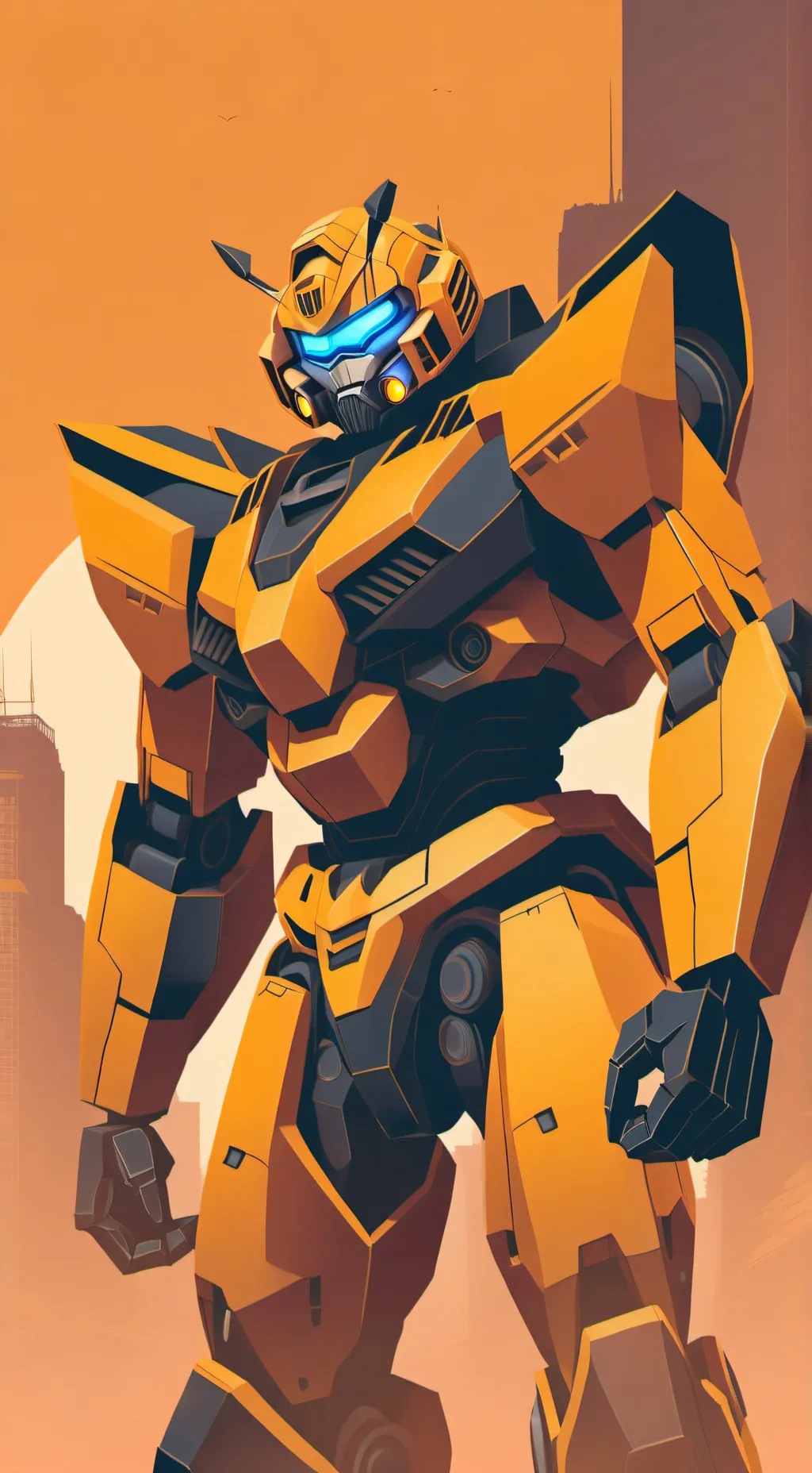 ai character: Bumblebee background