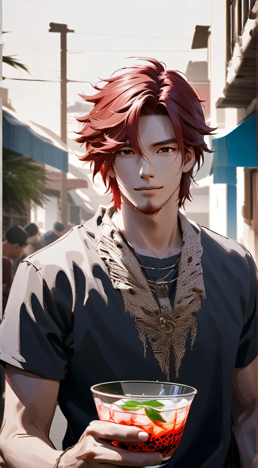 ai character: Yin Toga background