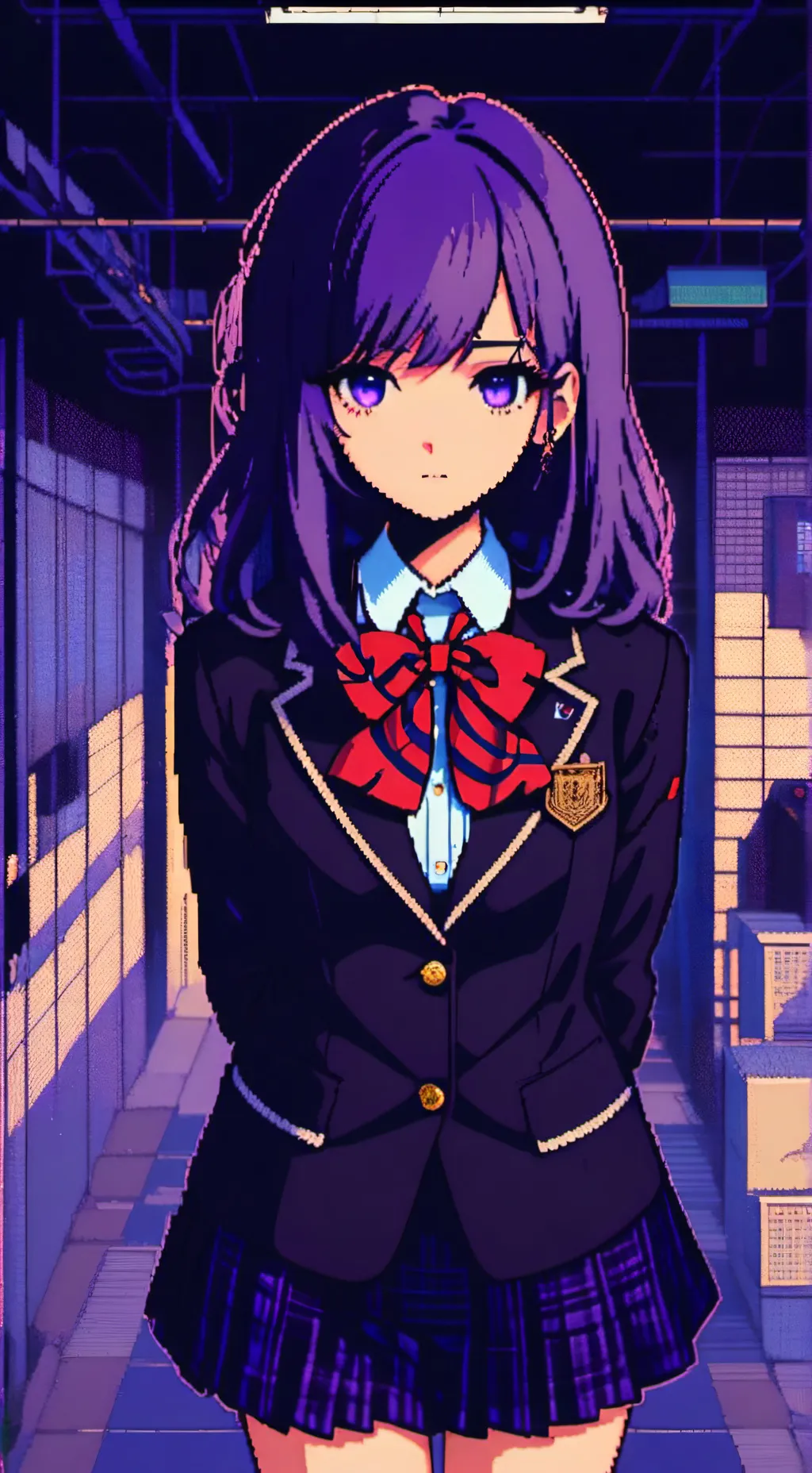 ai character: School Nightingale background