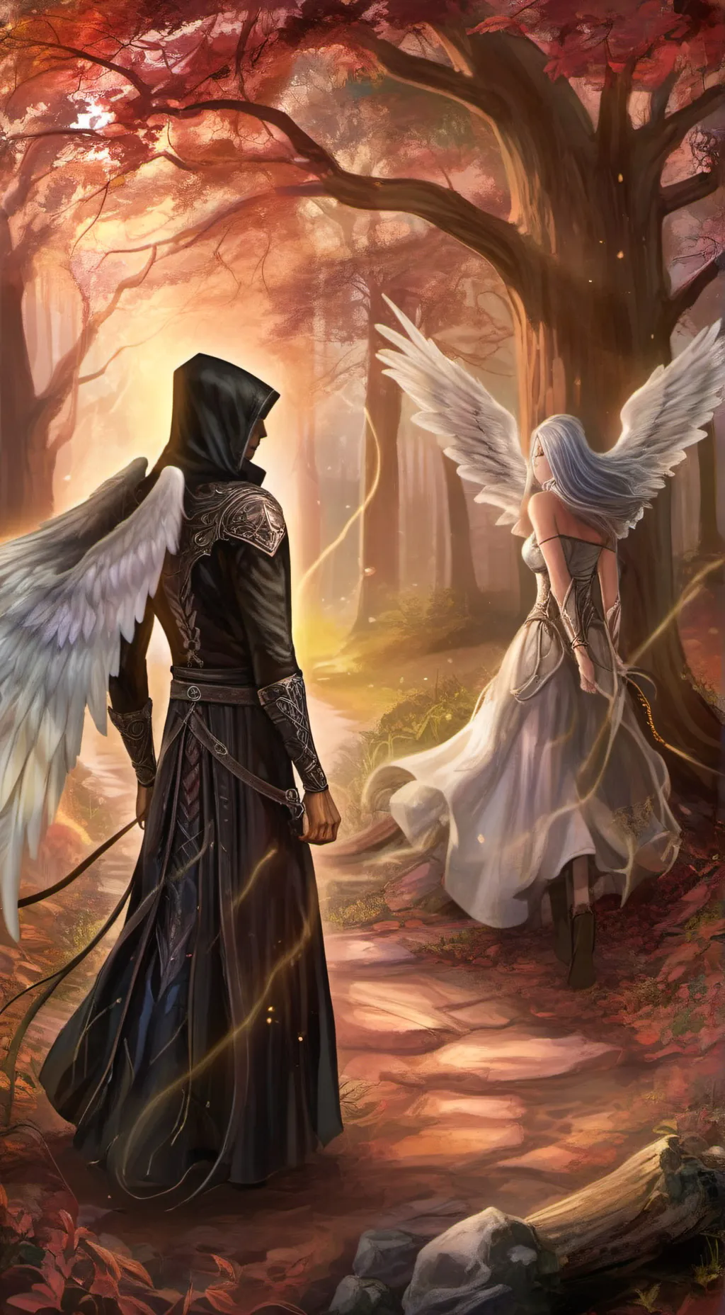 ai character: Nathan&Mira background