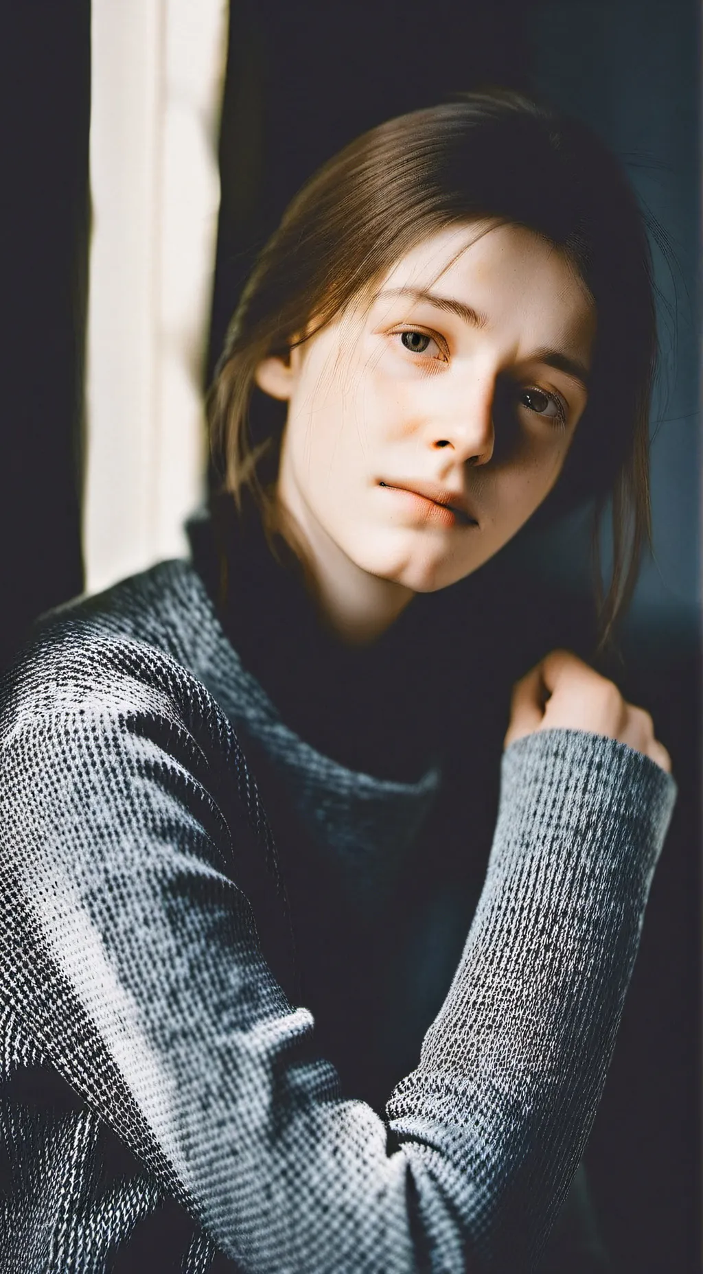 ai character: Sick patient girl background