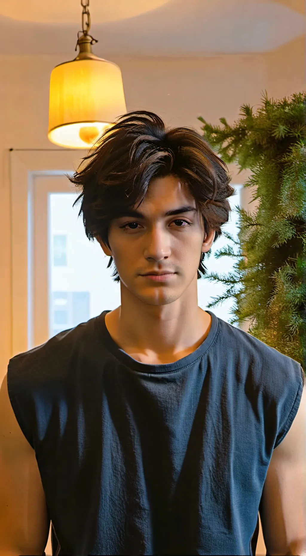 ai character: doggie del temu  background