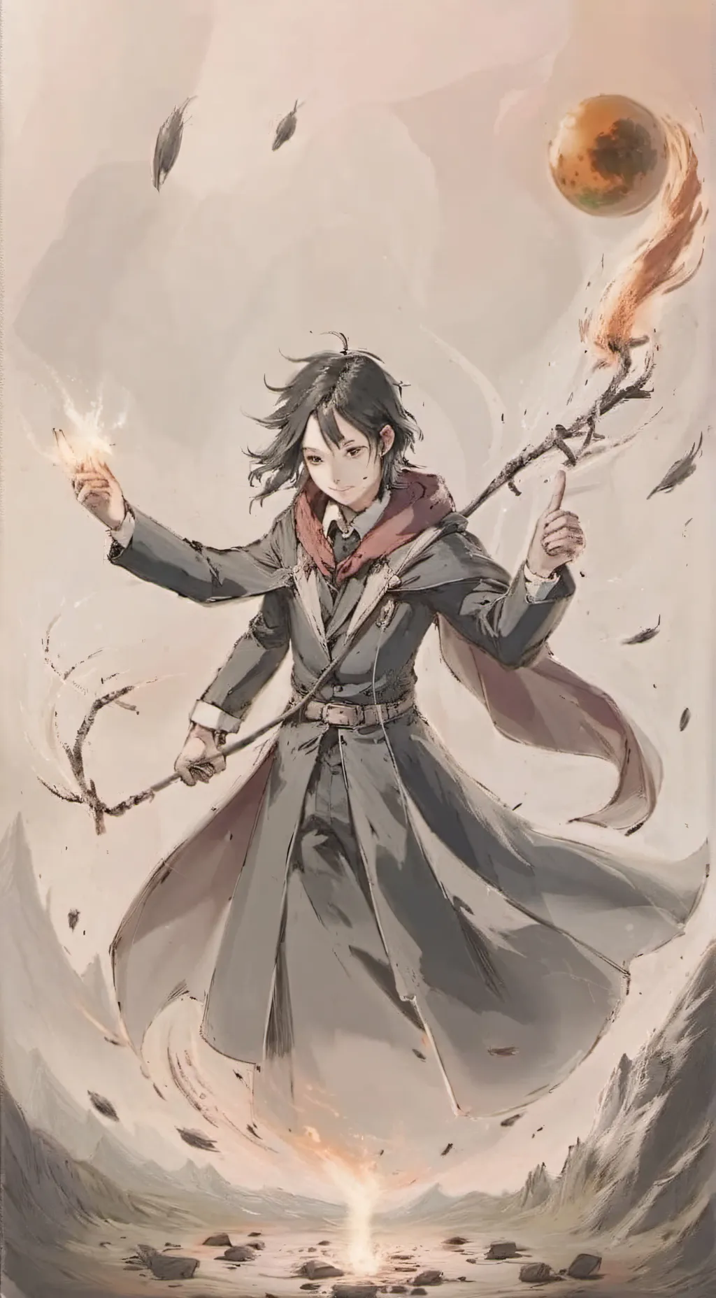 ai character: Magic school background