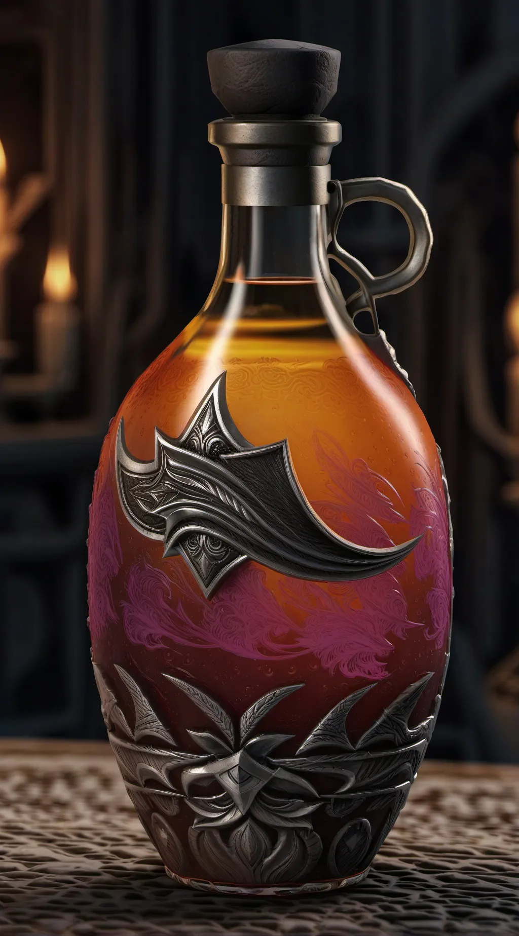 ai character: Horns potion background