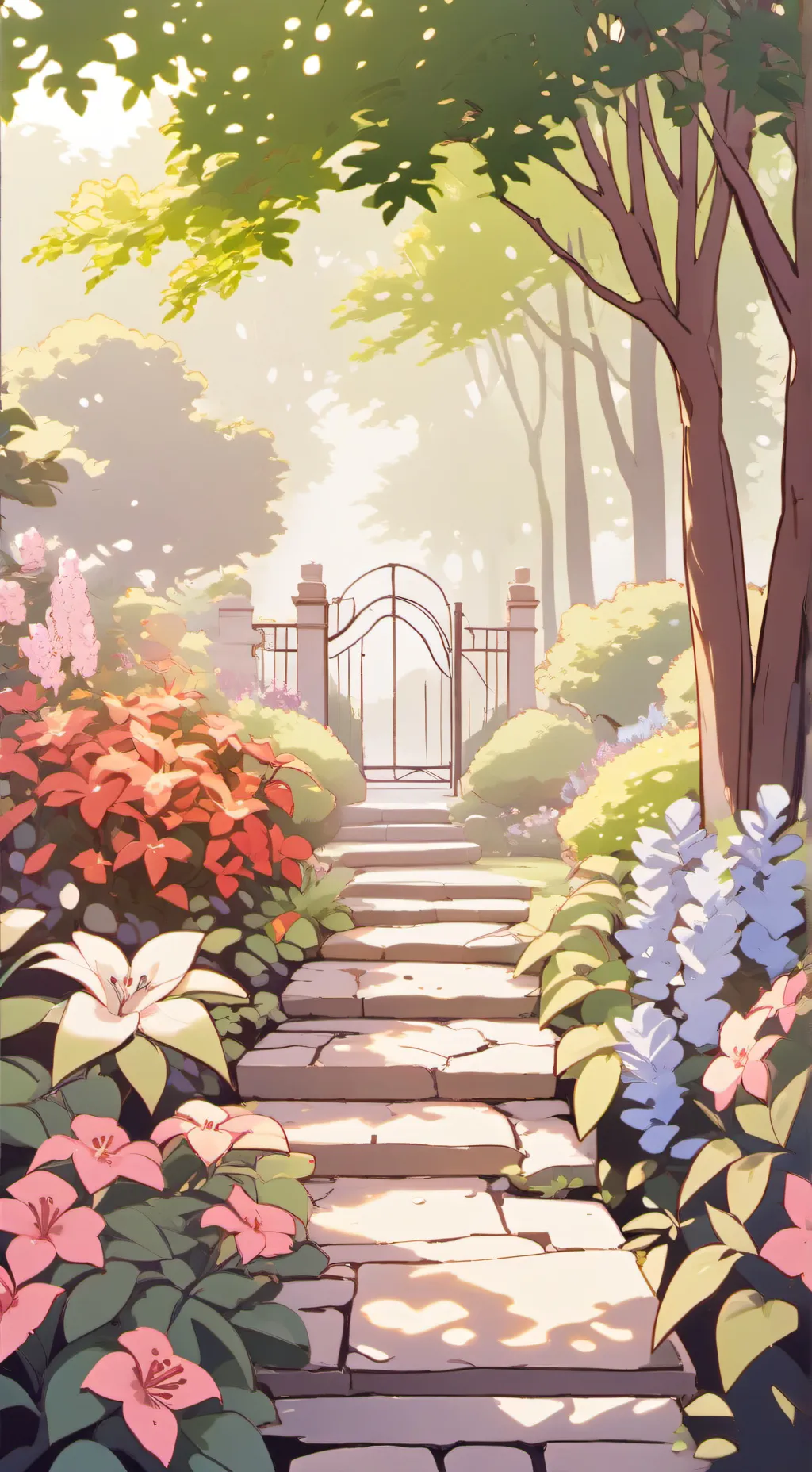 ai character: hashiras fazendo 🛍 background