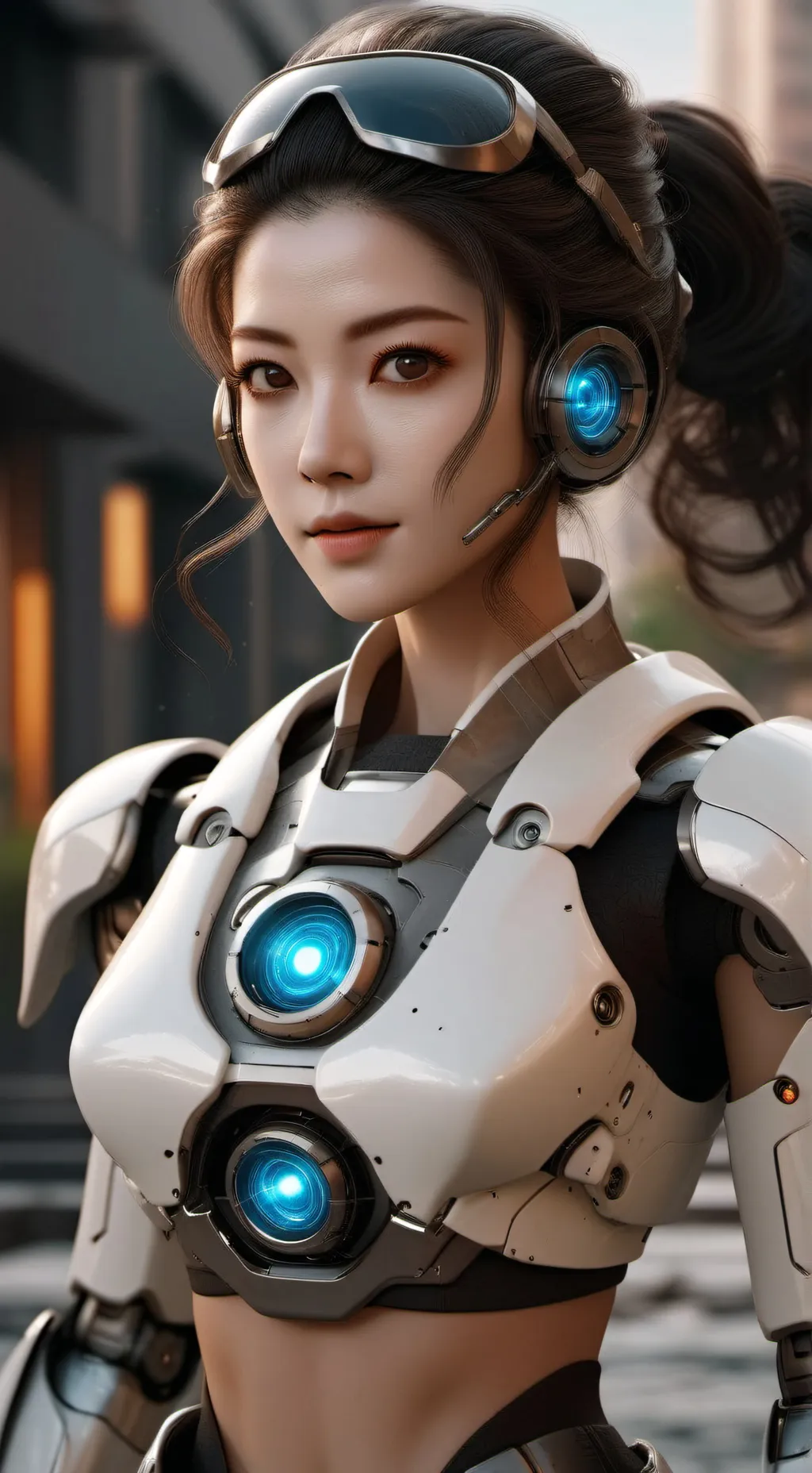 ai character: Fortnite AMIE  background