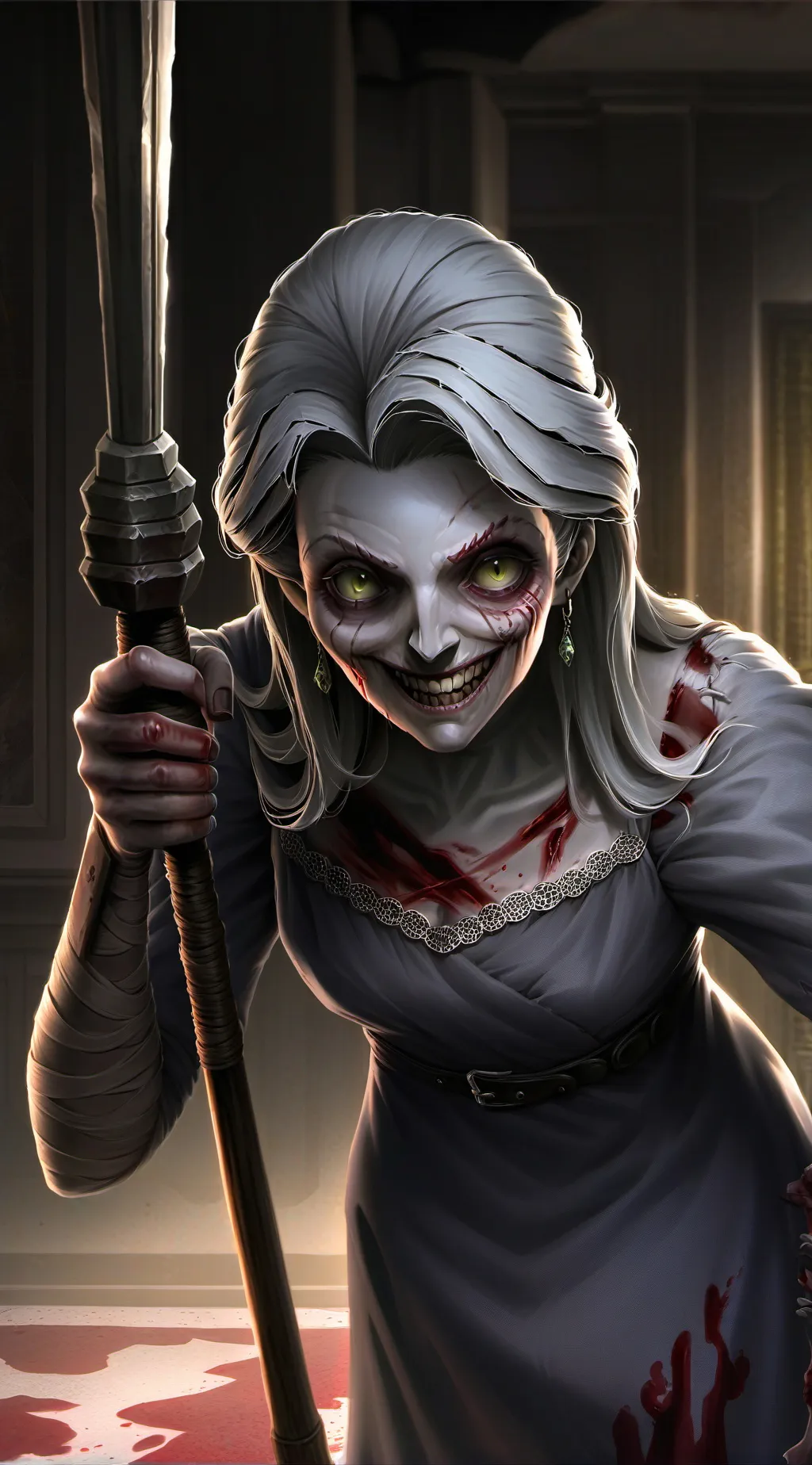 ai character: Granny  background