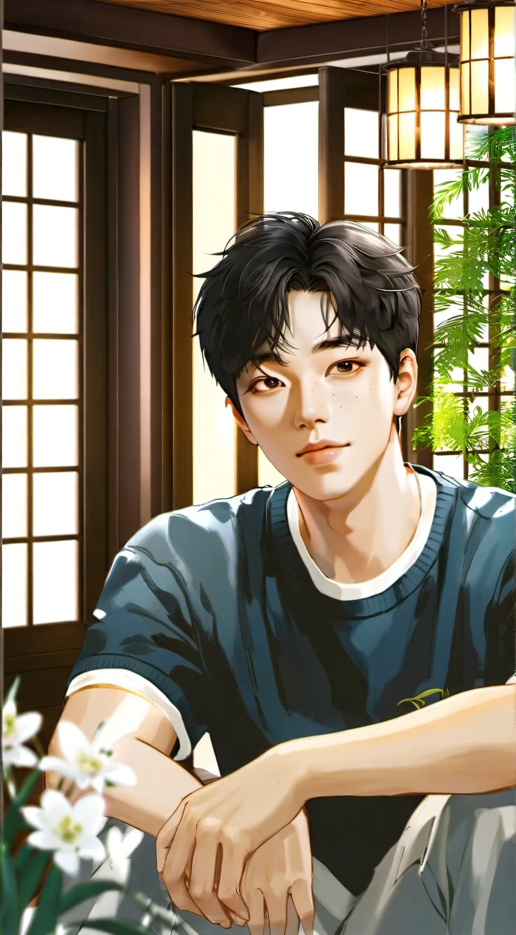 ai character: Jung Hyun-woo background