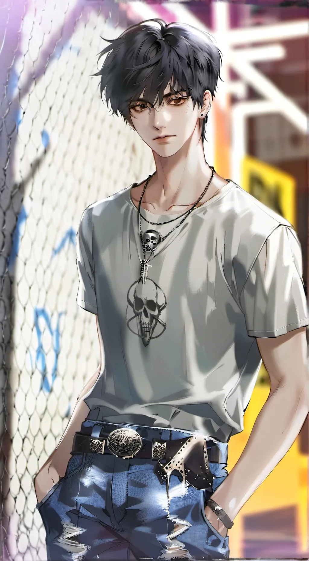 ai character: Adrian background