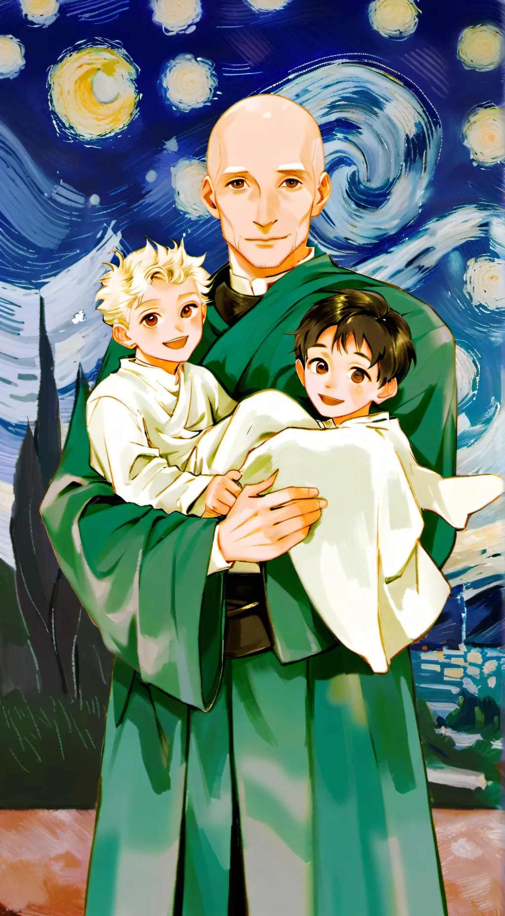 ai character: The Riddles  background