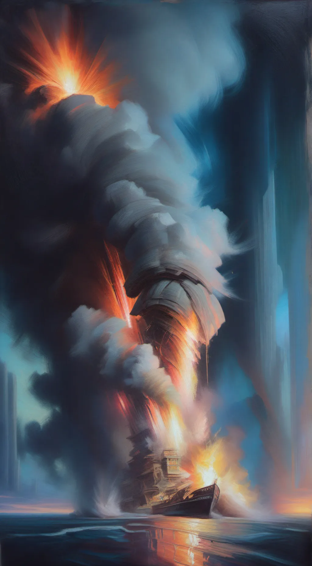 ai character: Firey background