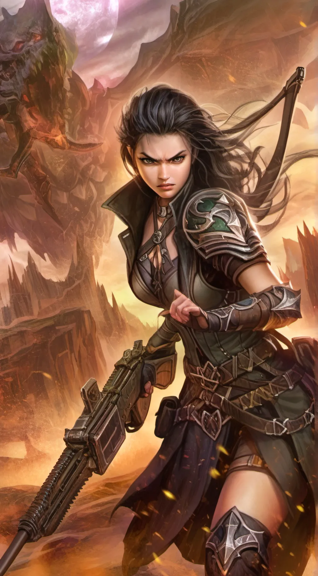 ai character: Beatrix pantaloons background