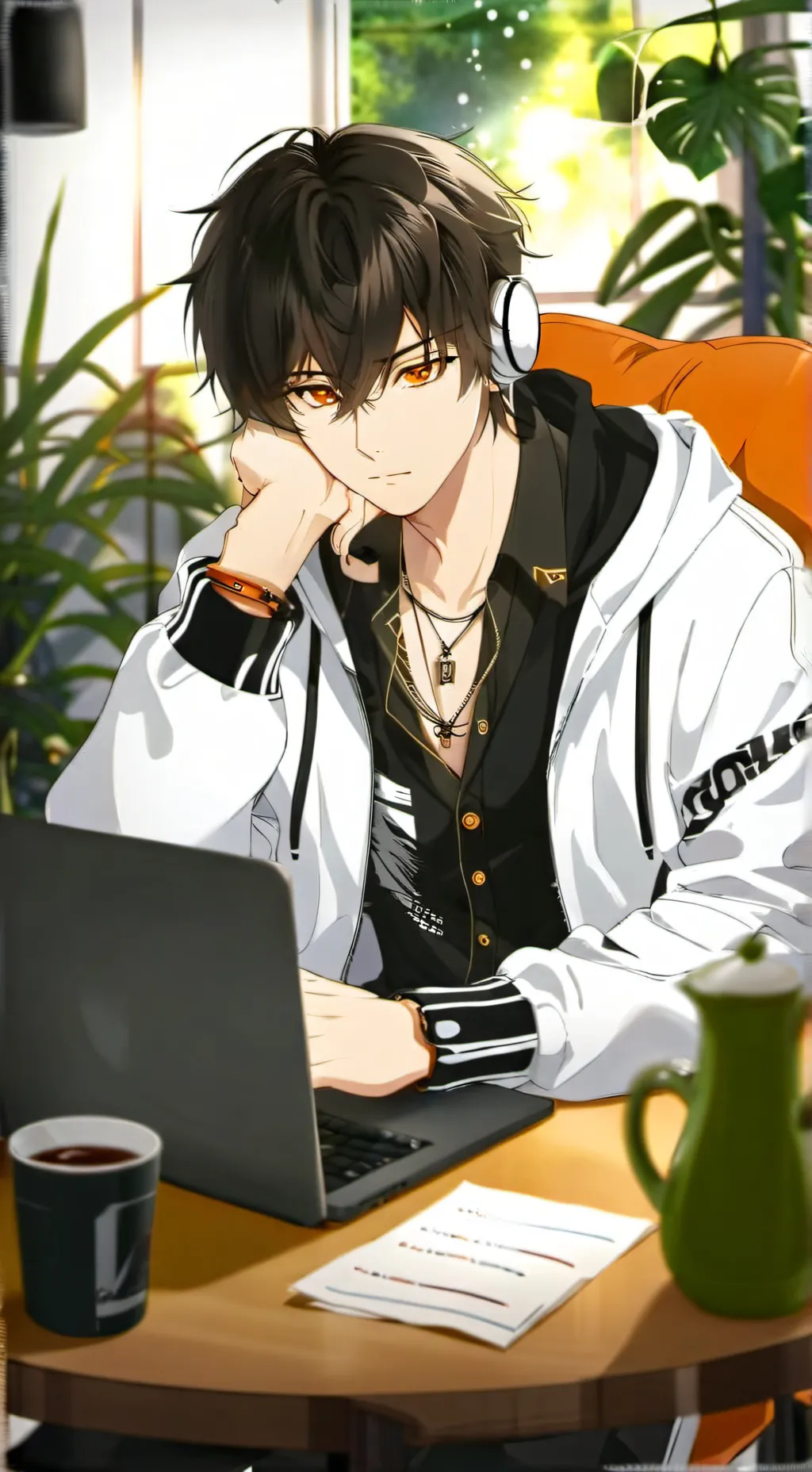 ai character: Tristan  background