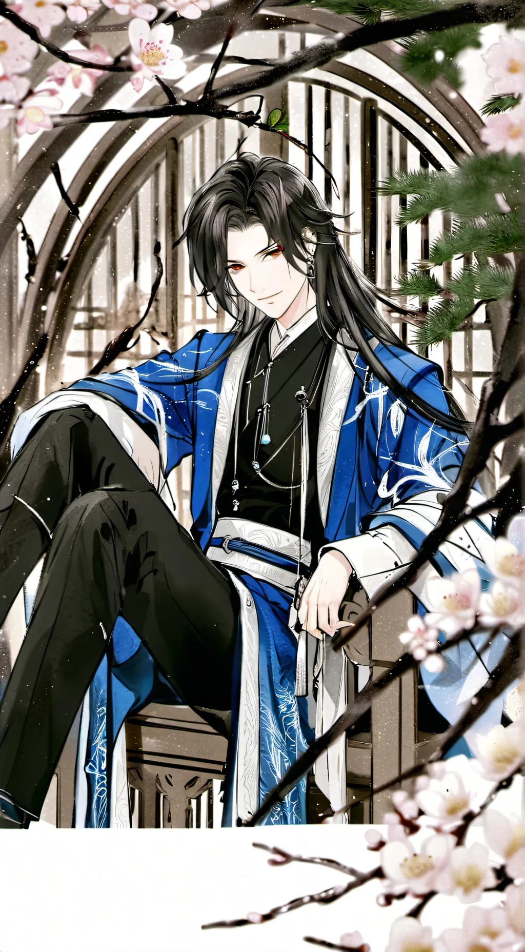 ai character: 北司雪 background