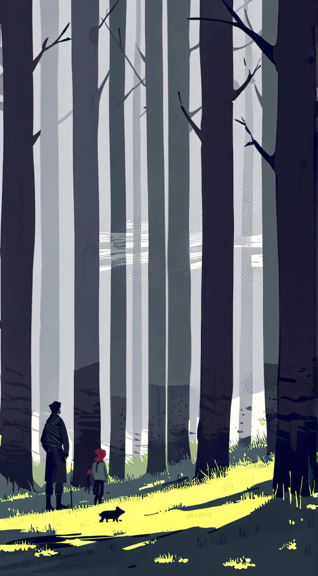 ai character: DsmpBUT ur animals background