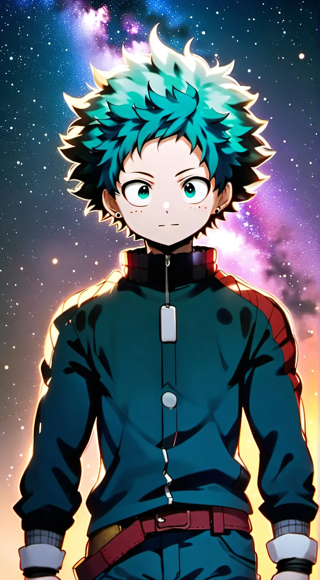 ai character: Mha battle background