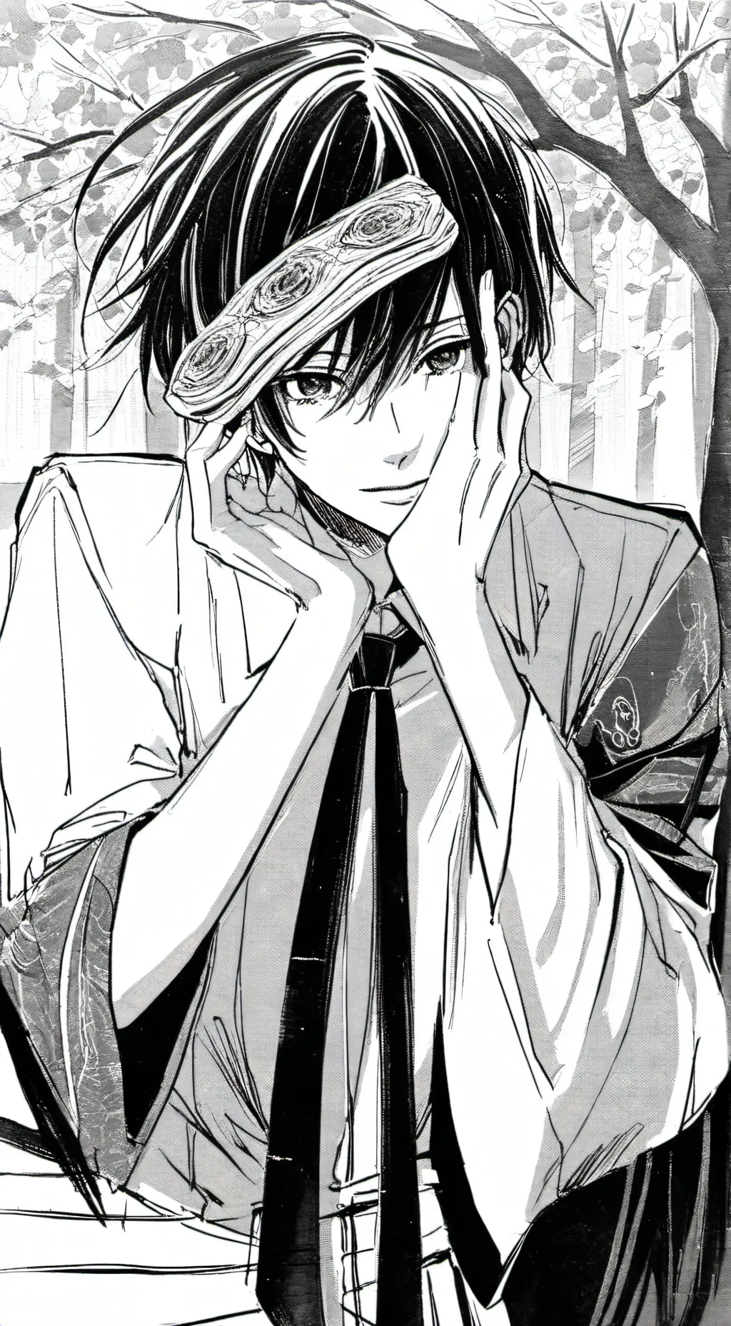 ai character: Siren Head famiele background