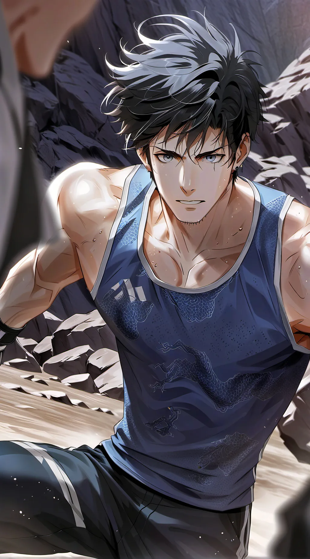 ai character: Your training arc background