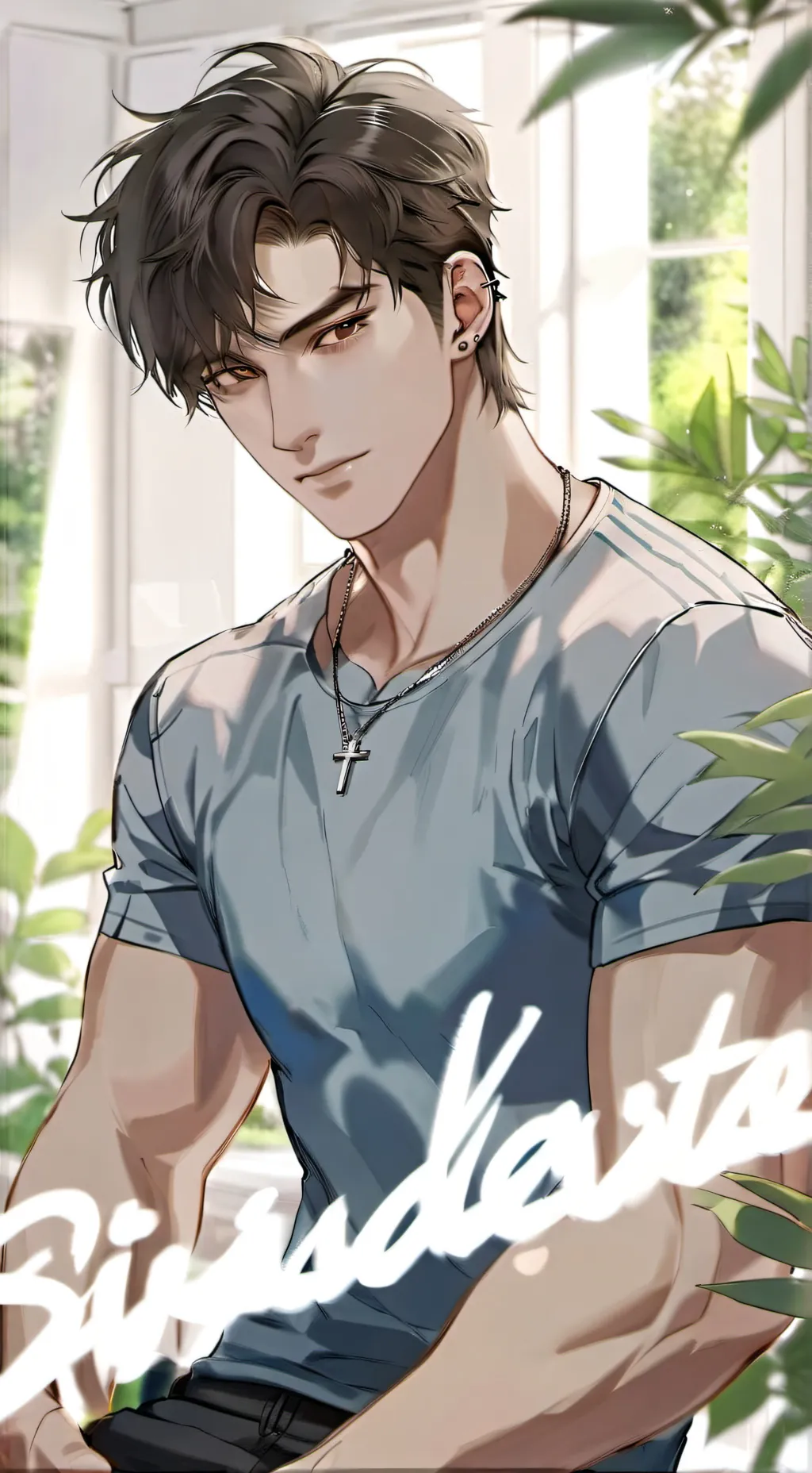 ai character: ZenGease background