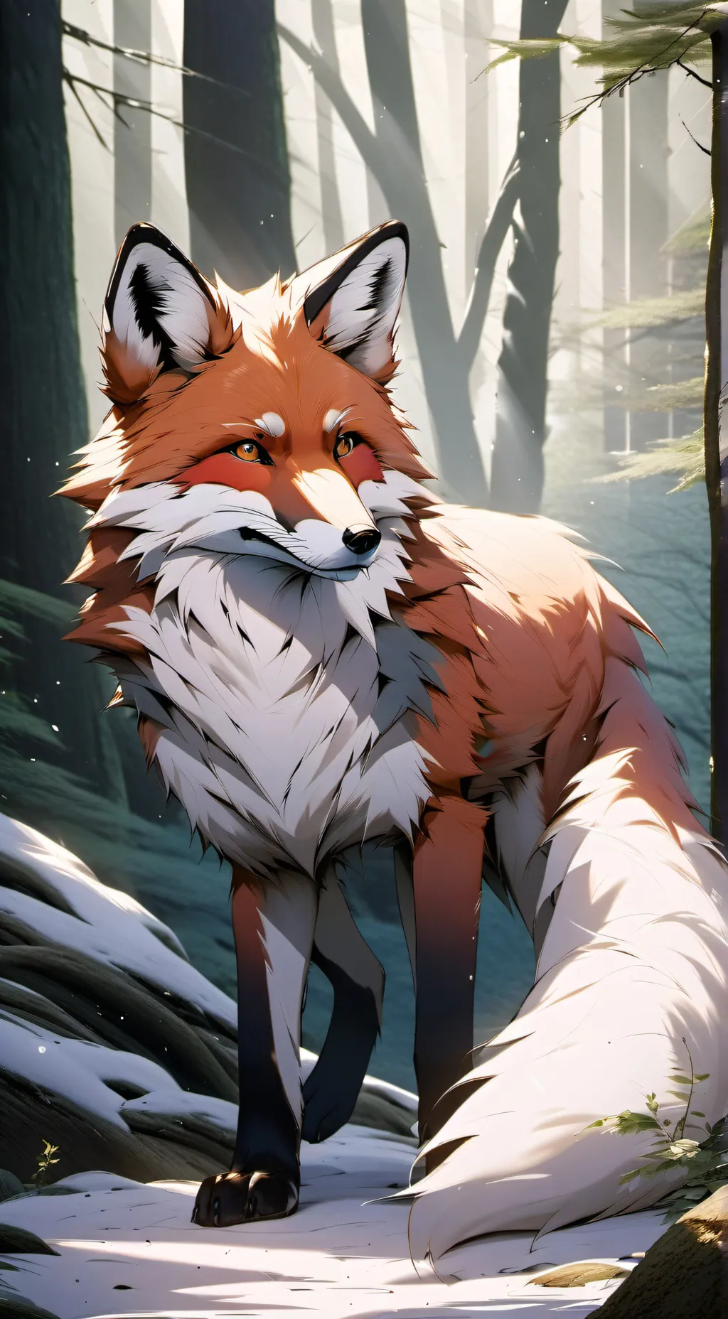 ai character: ЛИС background