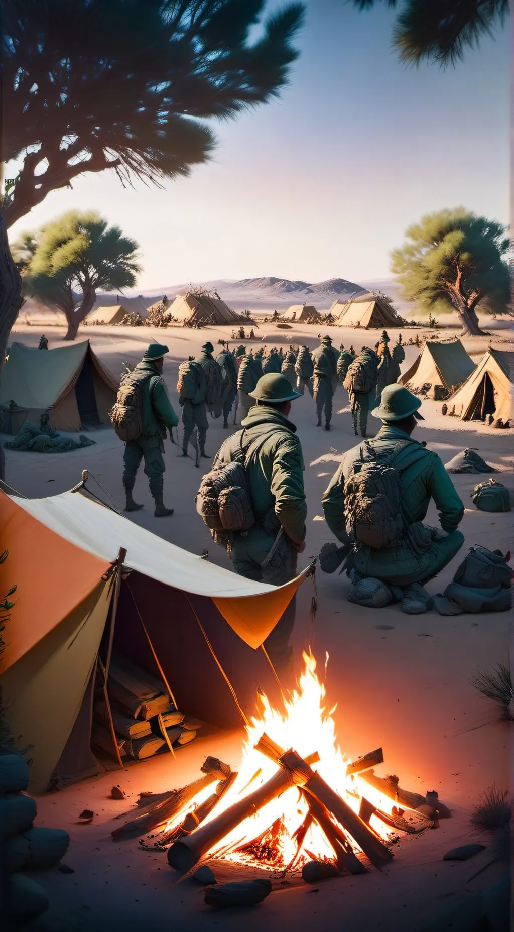 ai character: UK military  background