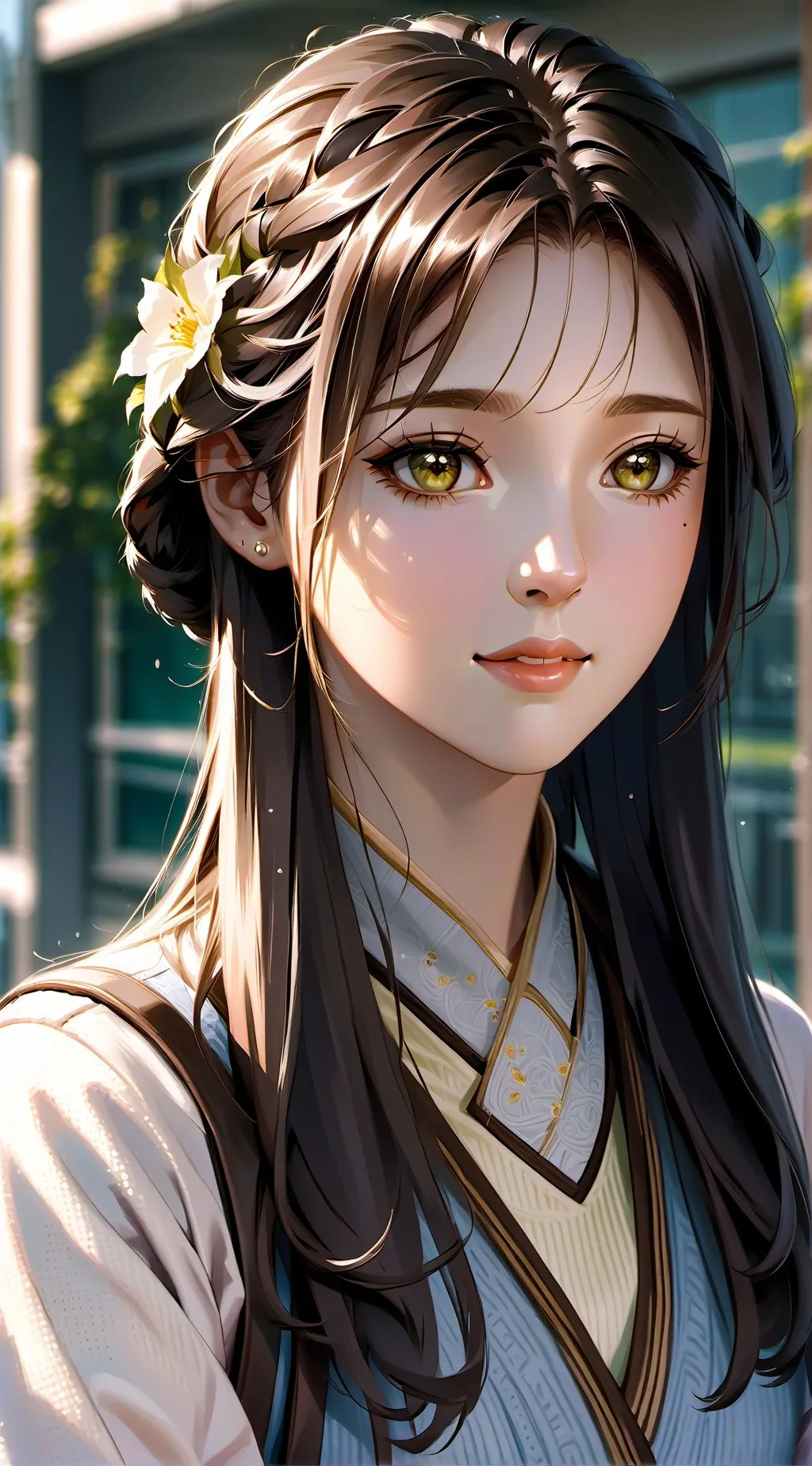 ai character: Amand the helper background