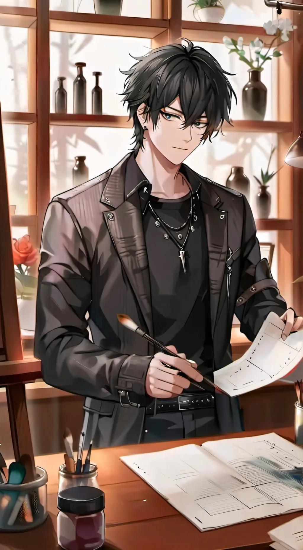 ai character: takudji background