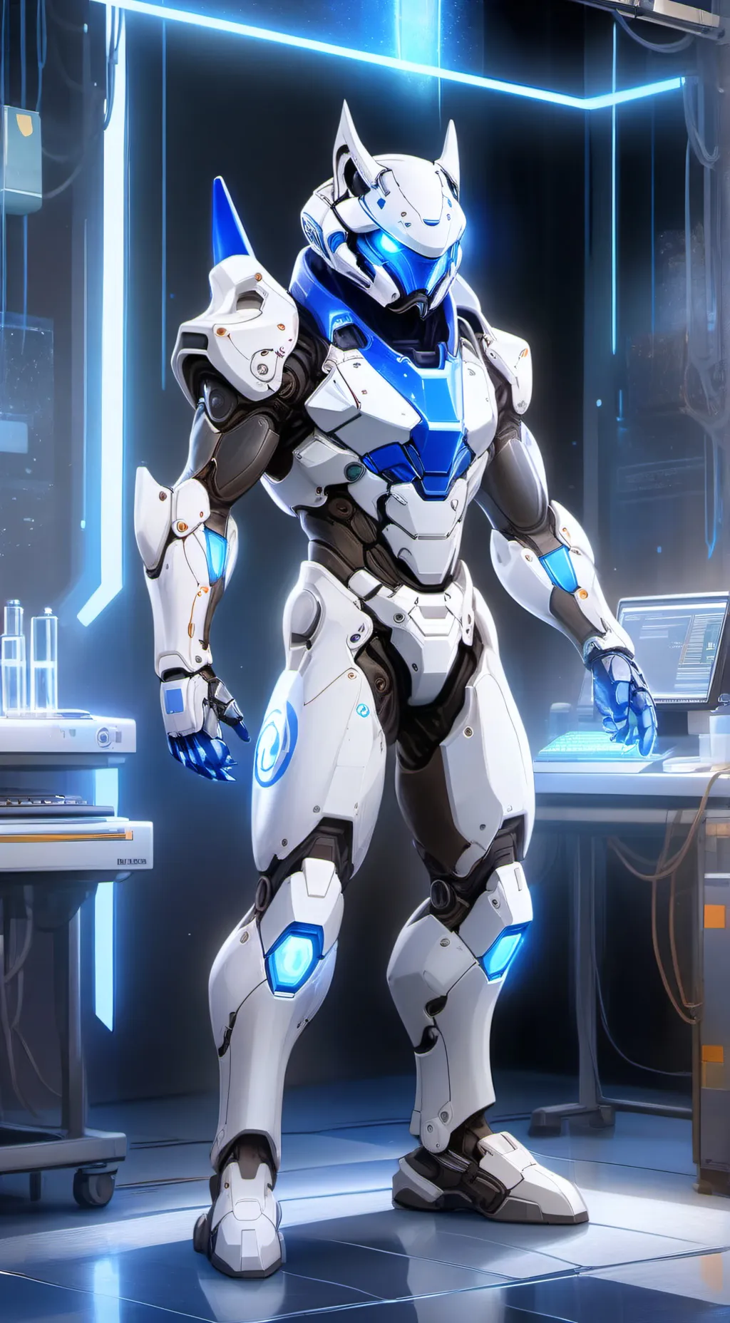 ai character: protogen background