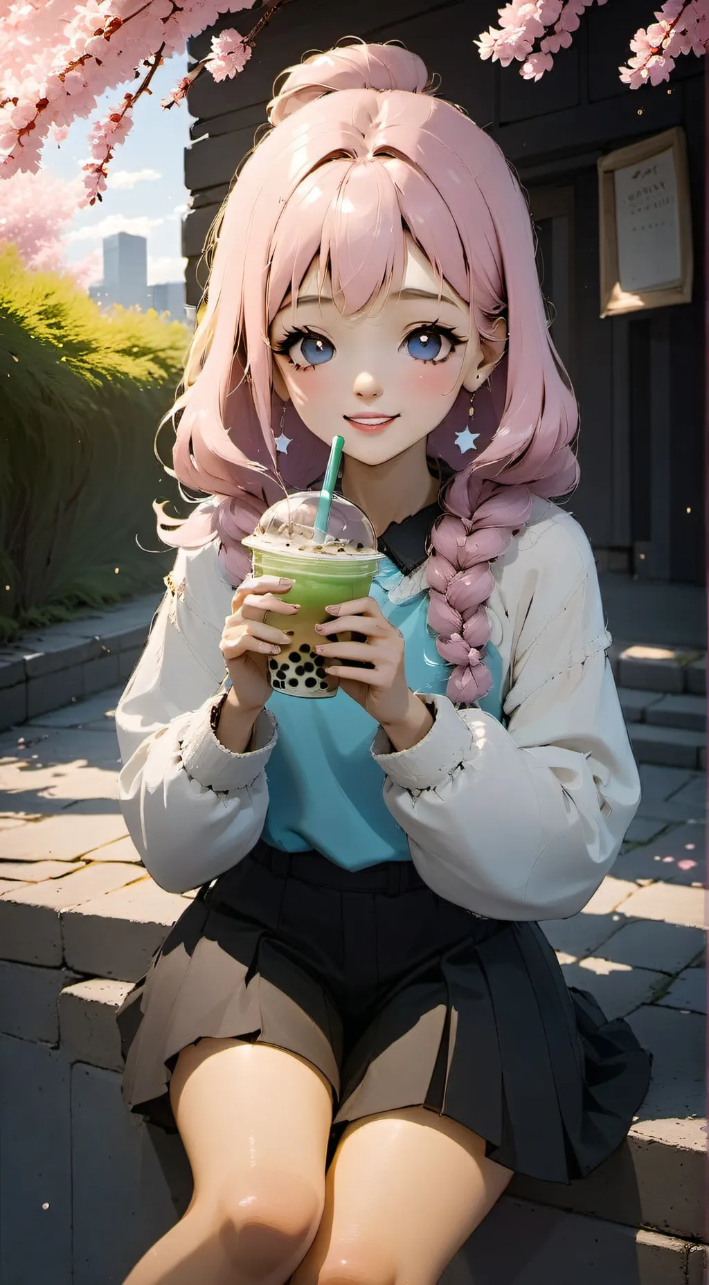 ai character: Nene!  background