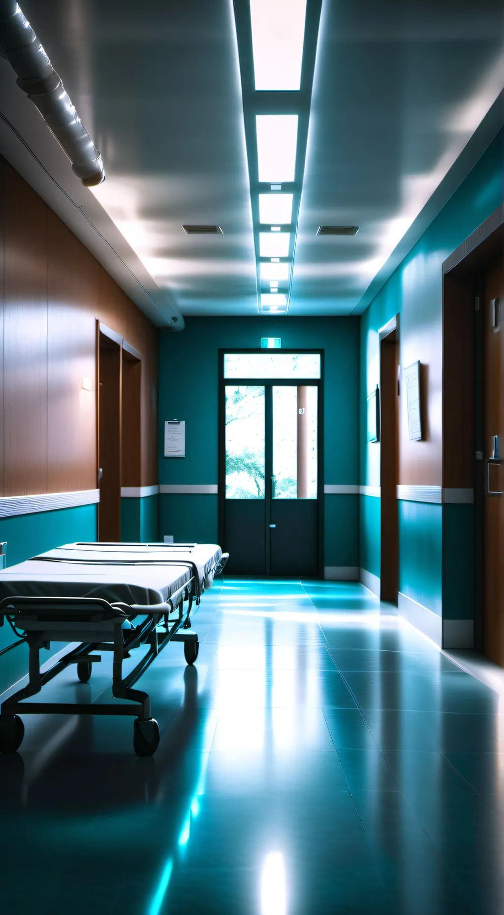 ai character: Dw-Hospital background