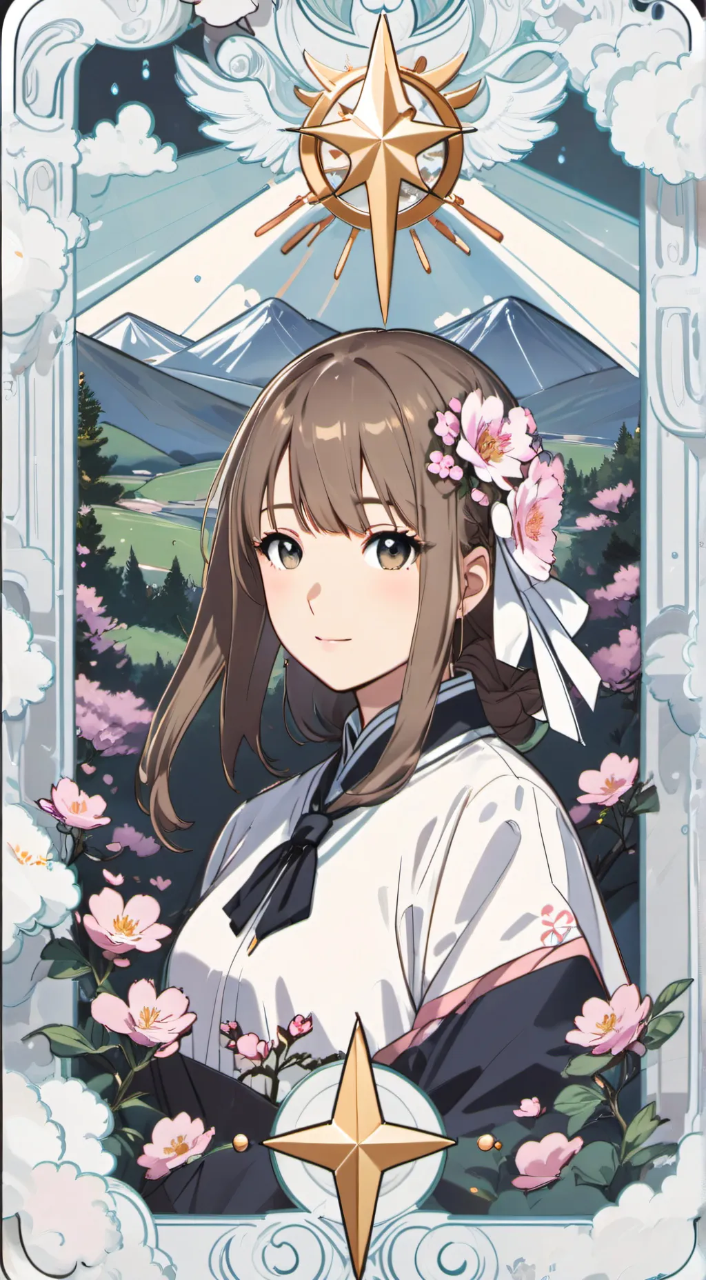 ai character: Pee girlfriend  background