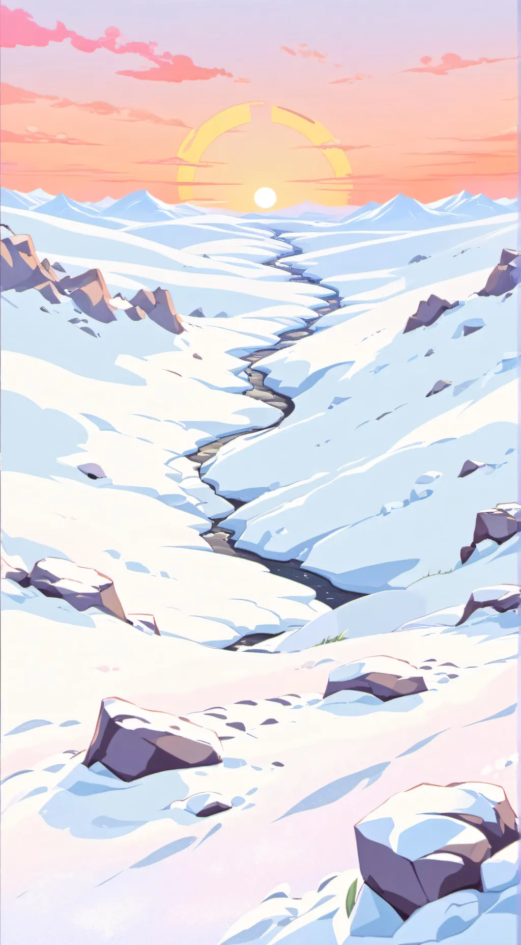 ai character: Snow, but httyd 3 background