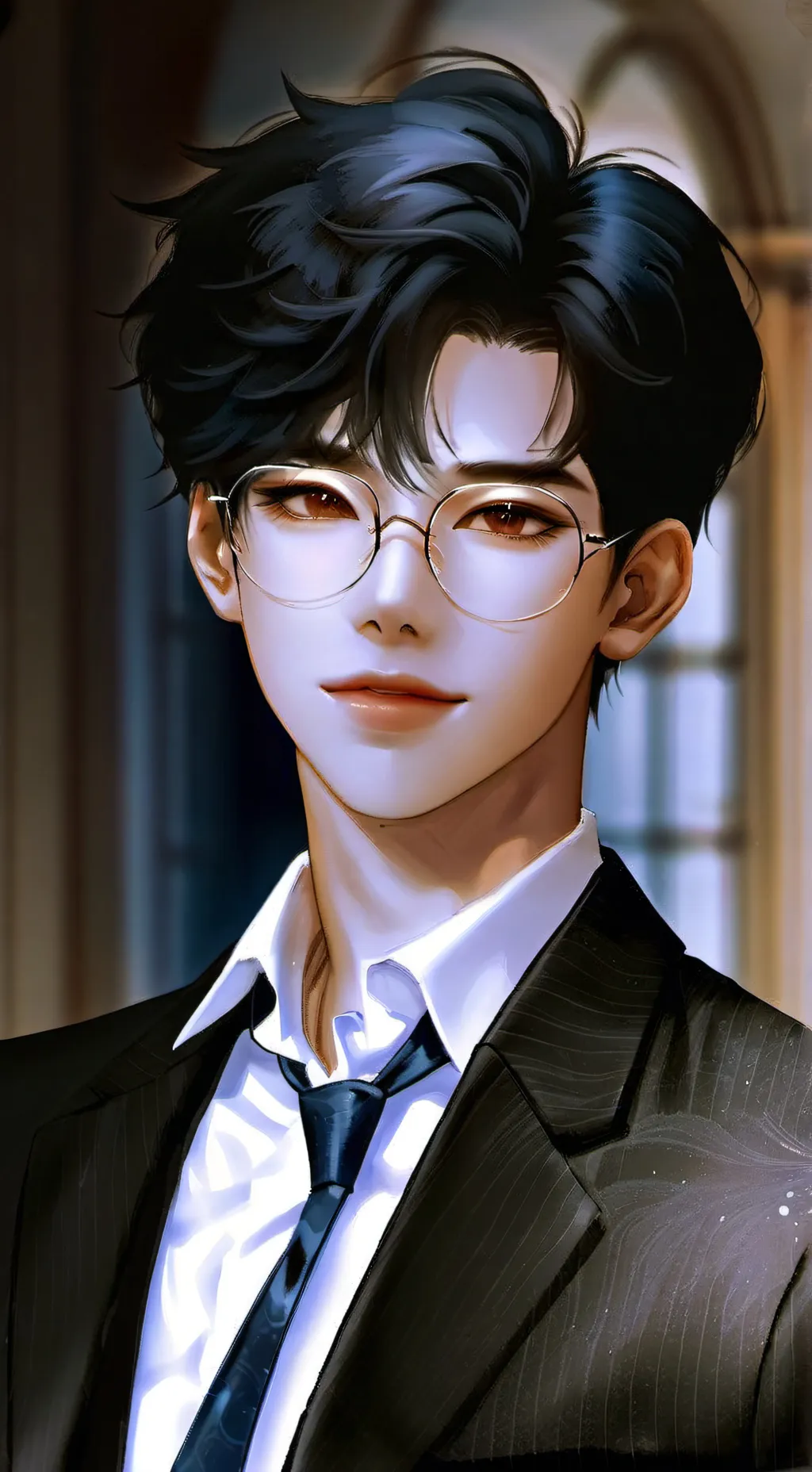 ai character: Rudra~nil background