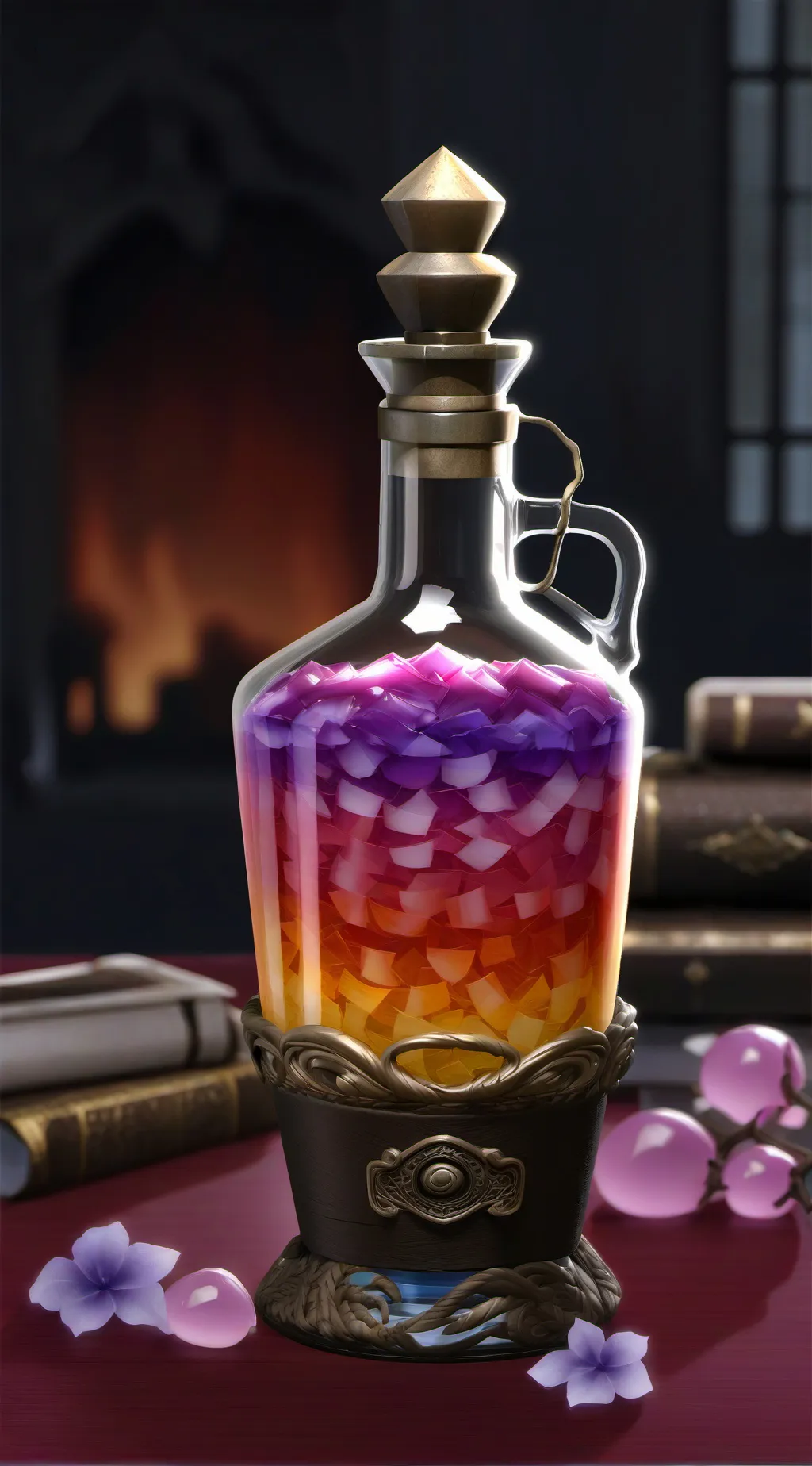 ai character: Lesbian potion background