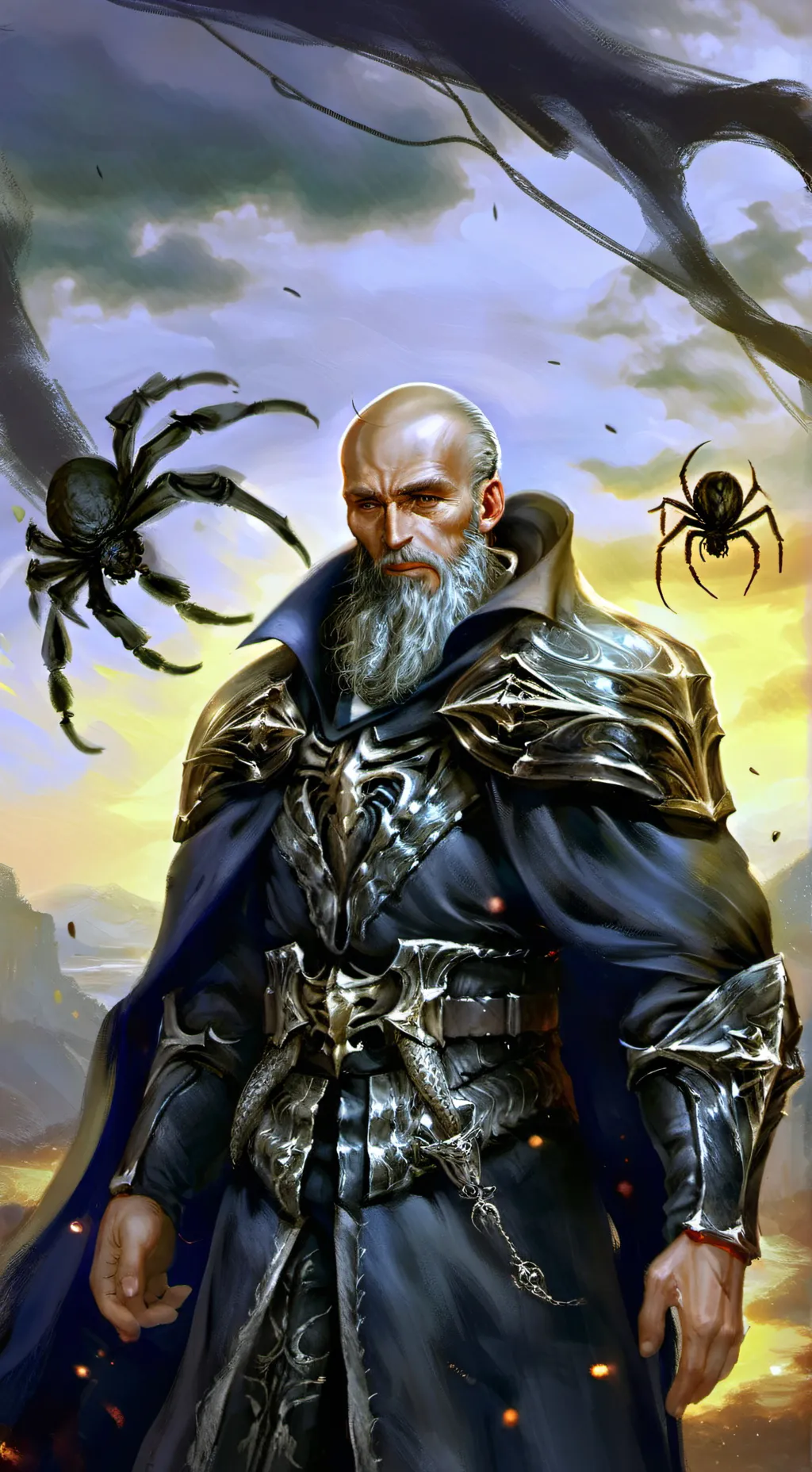 ai character: Нейрл Бpaн background